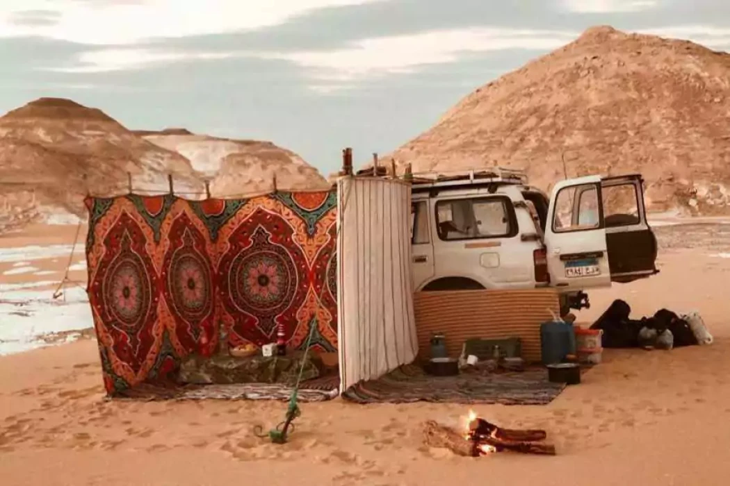 Visite de l'oasis de Bahariya et du désert blanc au départ du Caire
