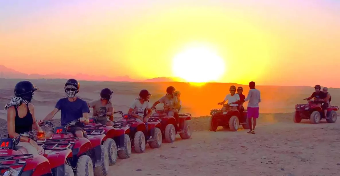 Safari en Quad au coucher de soleil de 5 heures depuis El Gouna